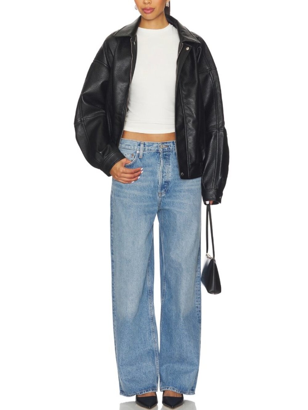 AGOLDE Low Slung Baggy in Libertine size 24